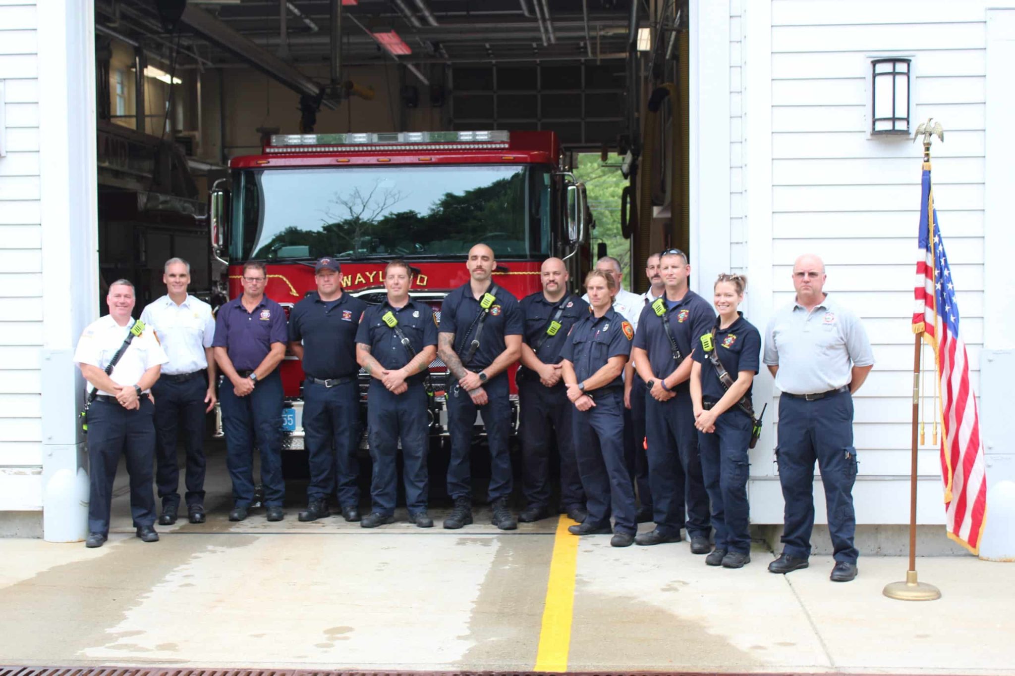 Wayland Fire Department Unveils New Engine 2 at Commissioning Ceremony